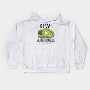 Kiwi Fruit With Health Benefits Kids Hoodie